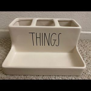 Rae Dunn Things Desk or Bathroom Organizer